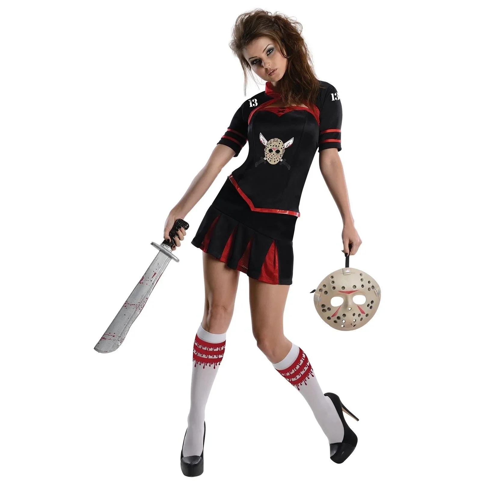 Friday the 13th Jason Cheerleader Secret Wishes Adult Costume Small