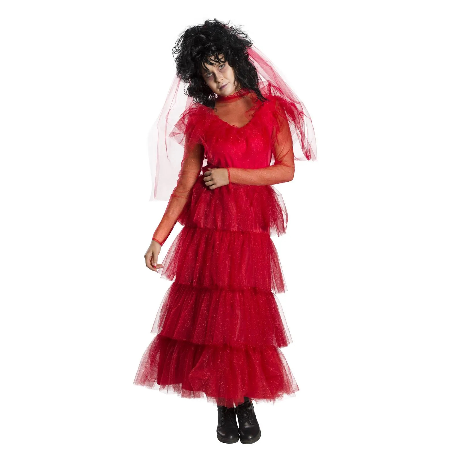 Beetlejuice Lydia Deetz Wedding Dress Adult Costume