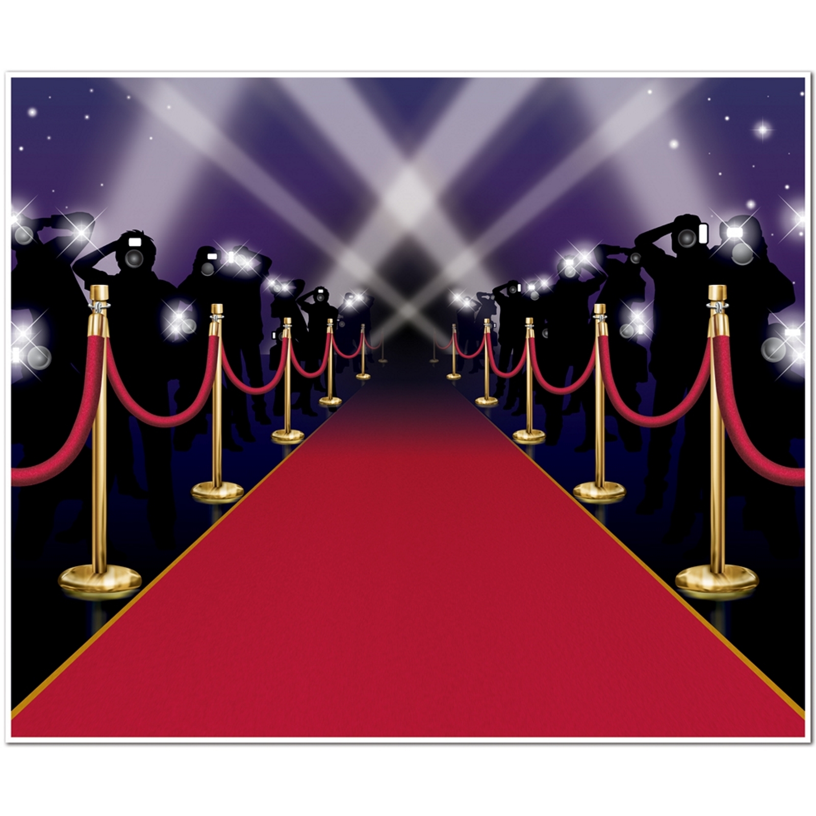 Red Carpet Backdrop Banner