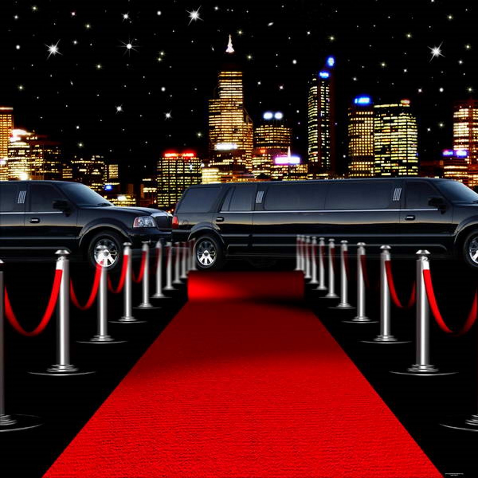 Hollywood Red Carpet Fabric Wall Backdrop