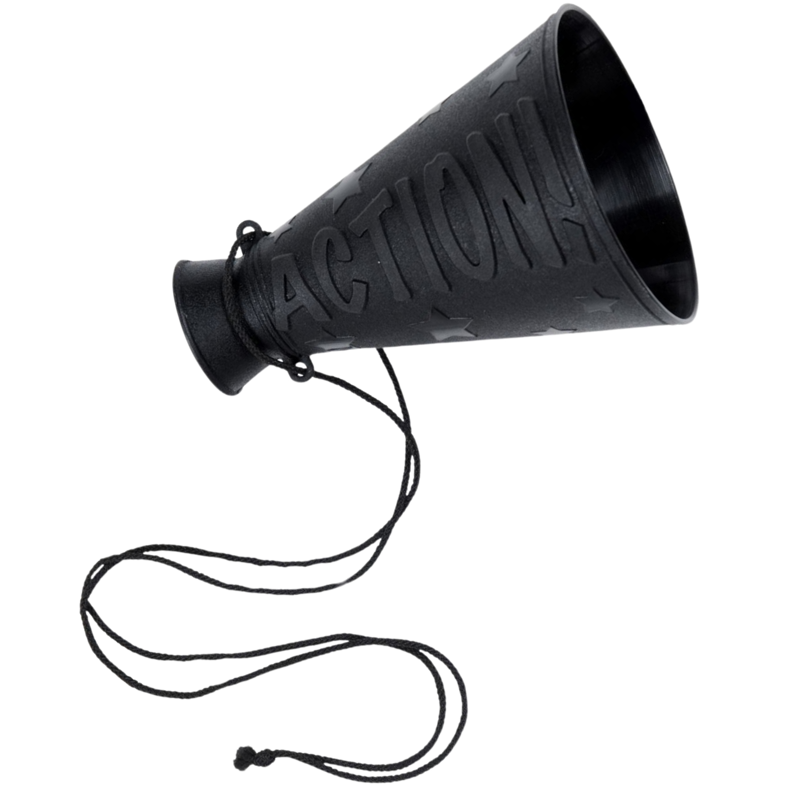 Black Plastic Movie Megaphone 