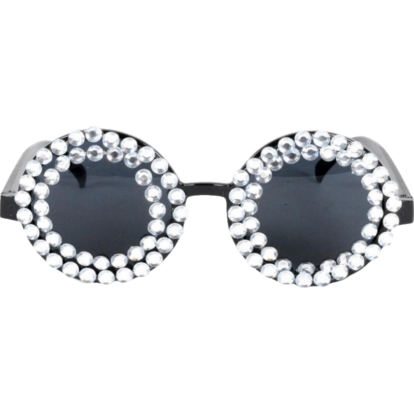 Silver Dazzling Diamonte Party Glasses