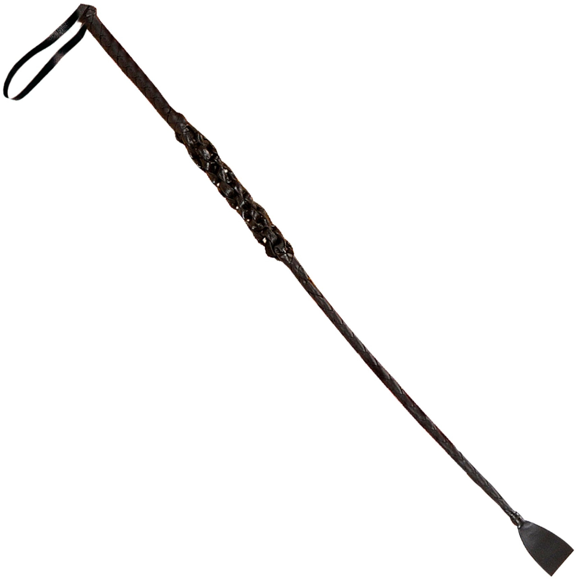 Faux Leather Riding Whip 65cm