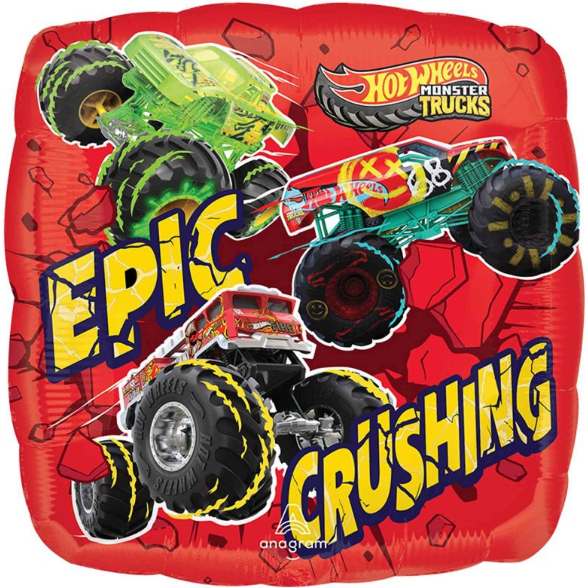 Hot Wheels Monster Trucks Foil Helium Balloon 45cm