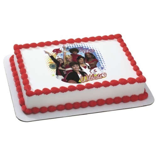High School Musical Edible Icing Cake Decoration