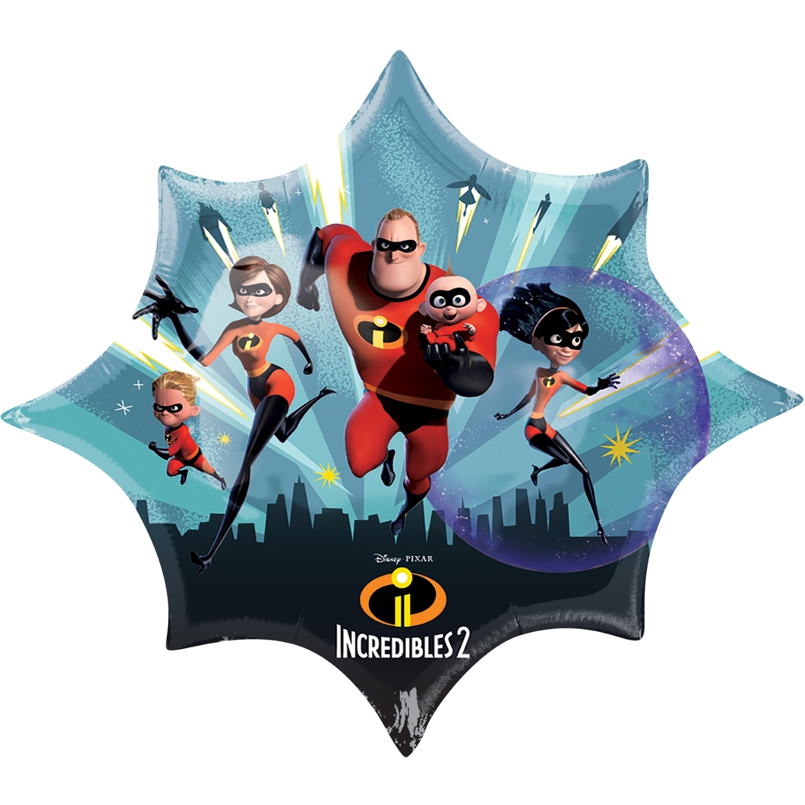 Incredibles 2 Supershape Helium Balloon