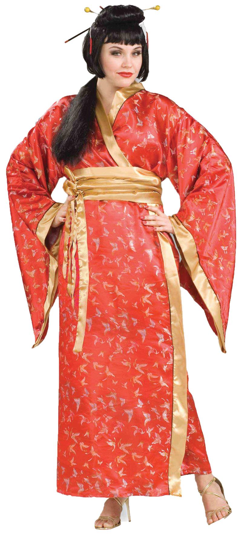 Madame Butterfly Kimono Adult Plus Costume