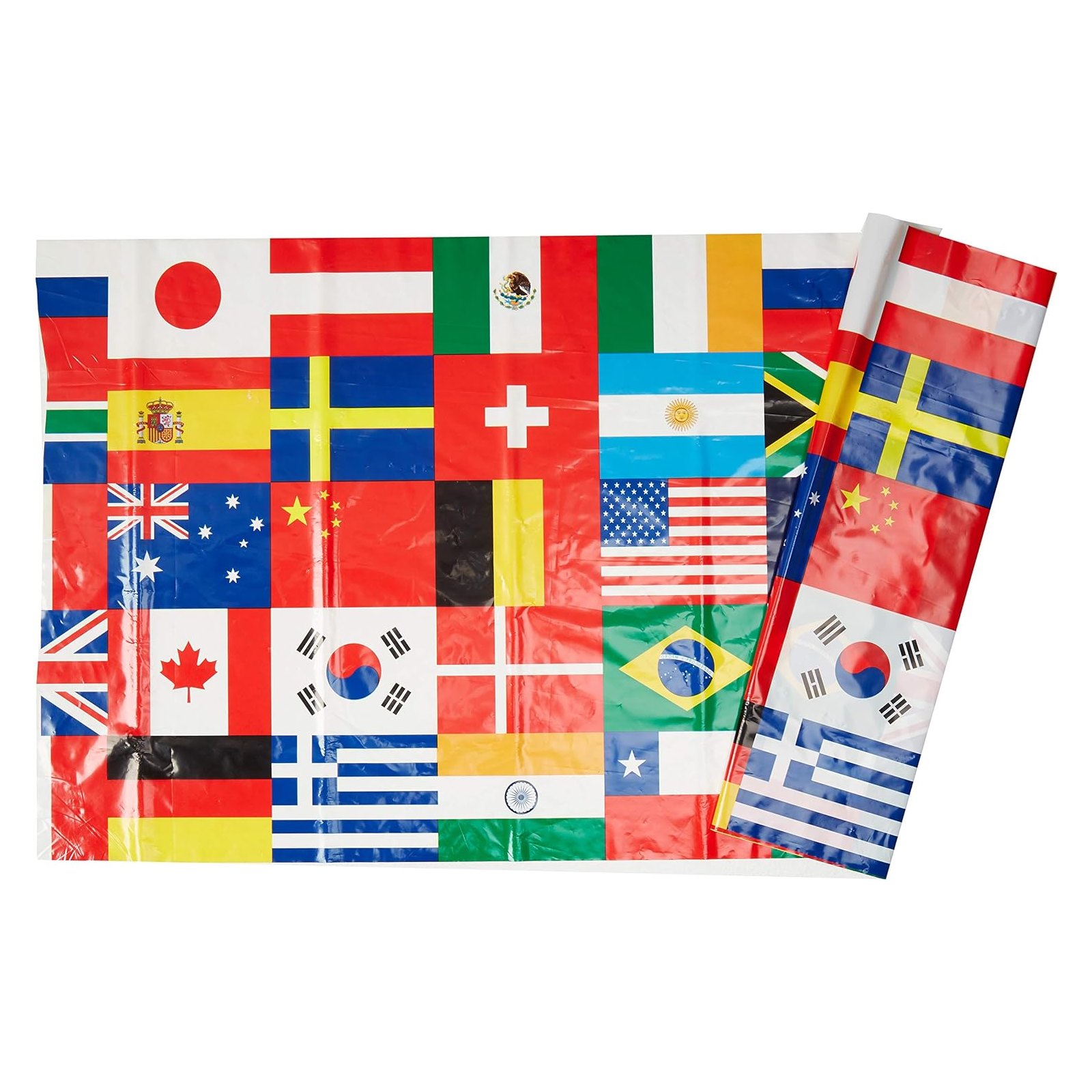 International Flag Plastic Backdrop