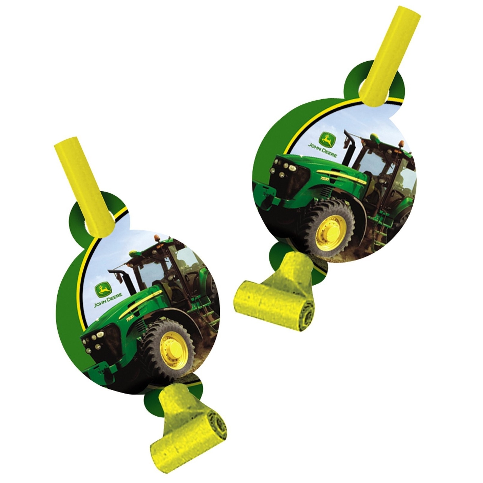 John Deere Party Blowers (Pack of 8)