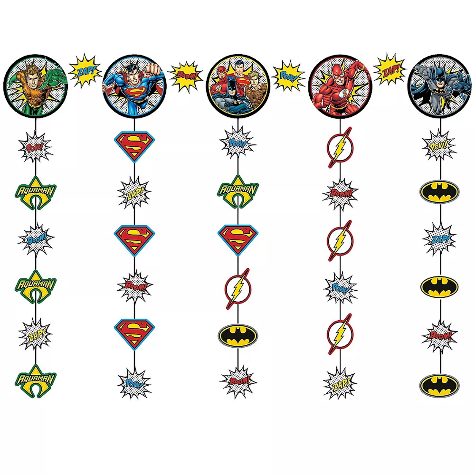 Justice League Heroes Unite String Banner Kit