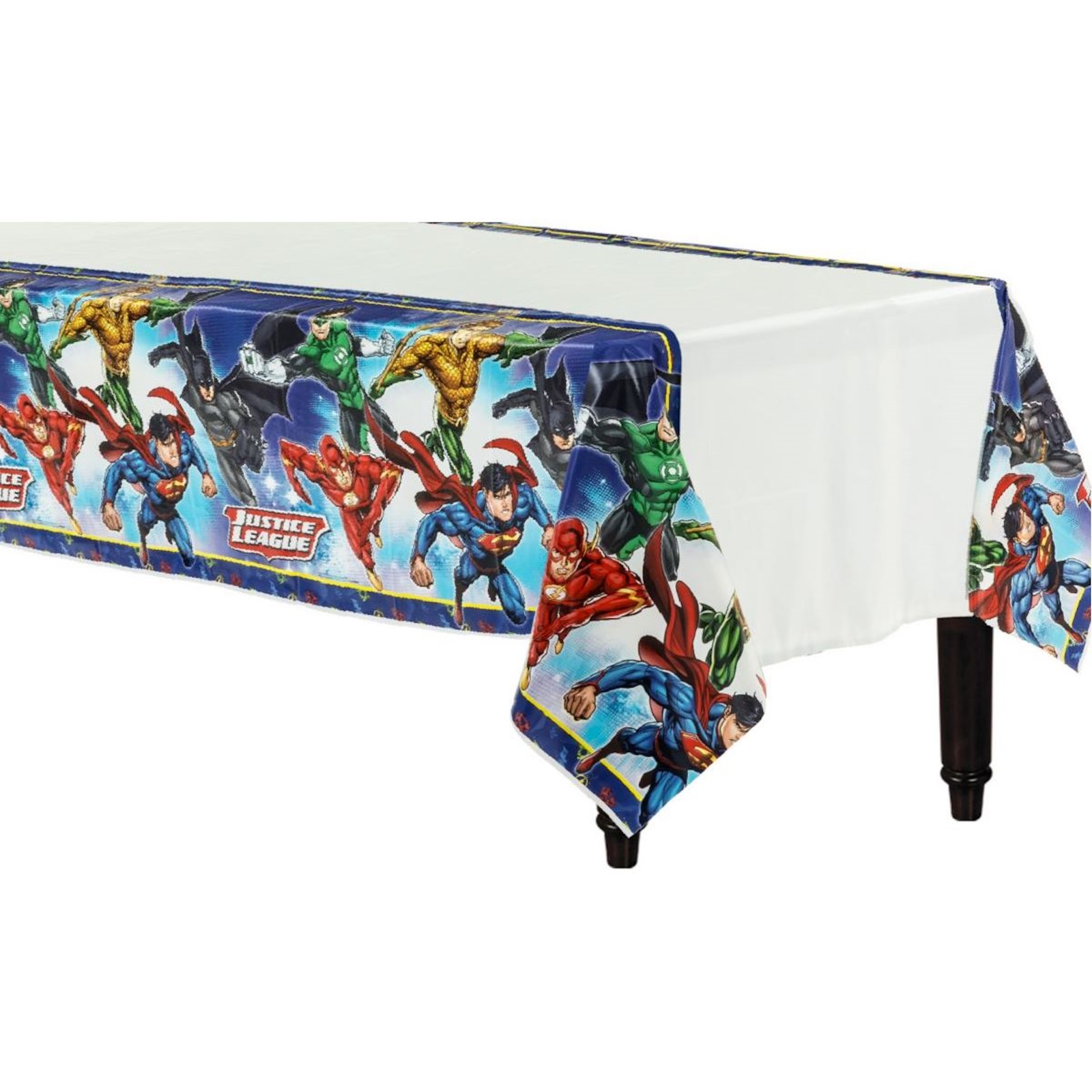 Justice League Plastic Tablecloth