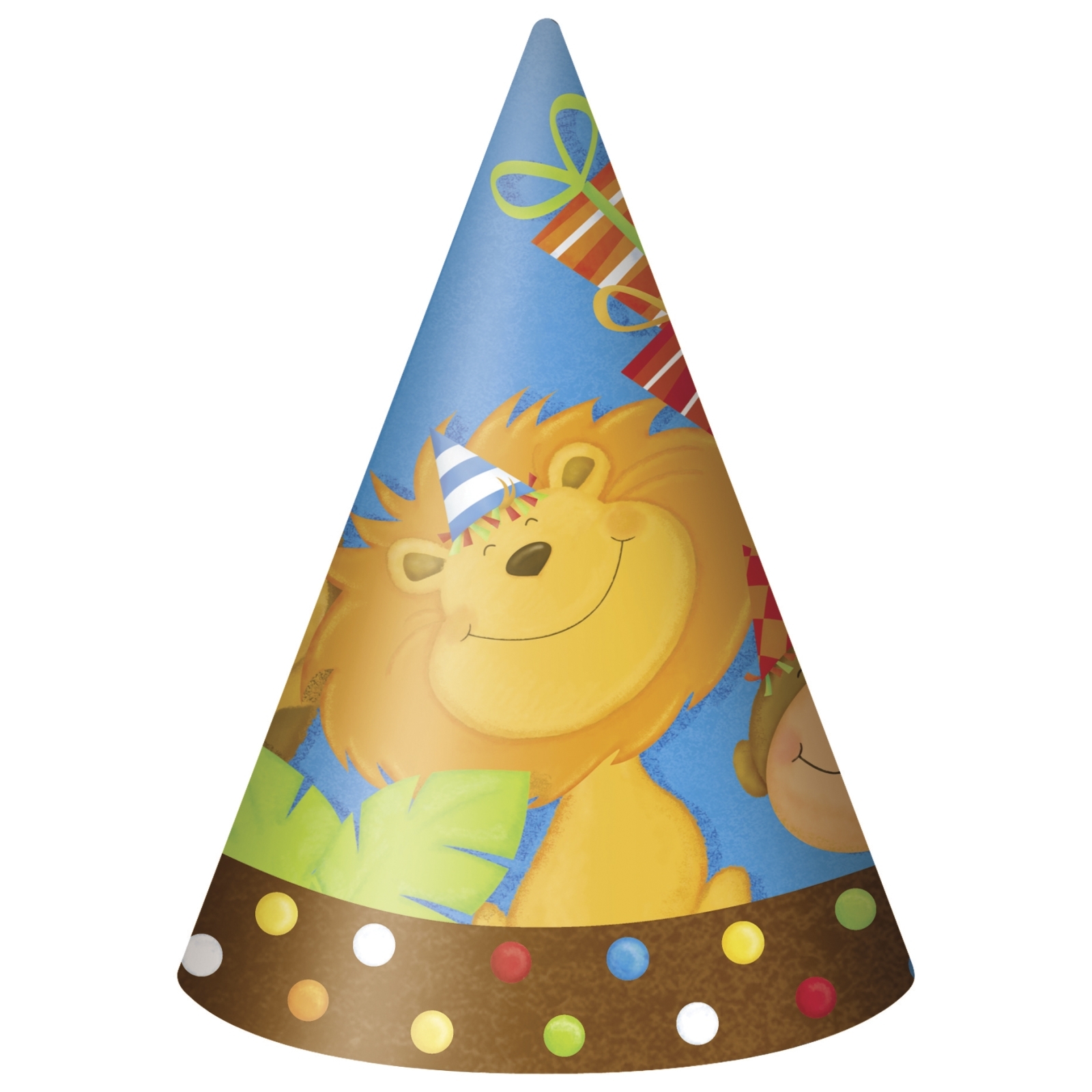 Jungle Party Hats (Pack of 8)