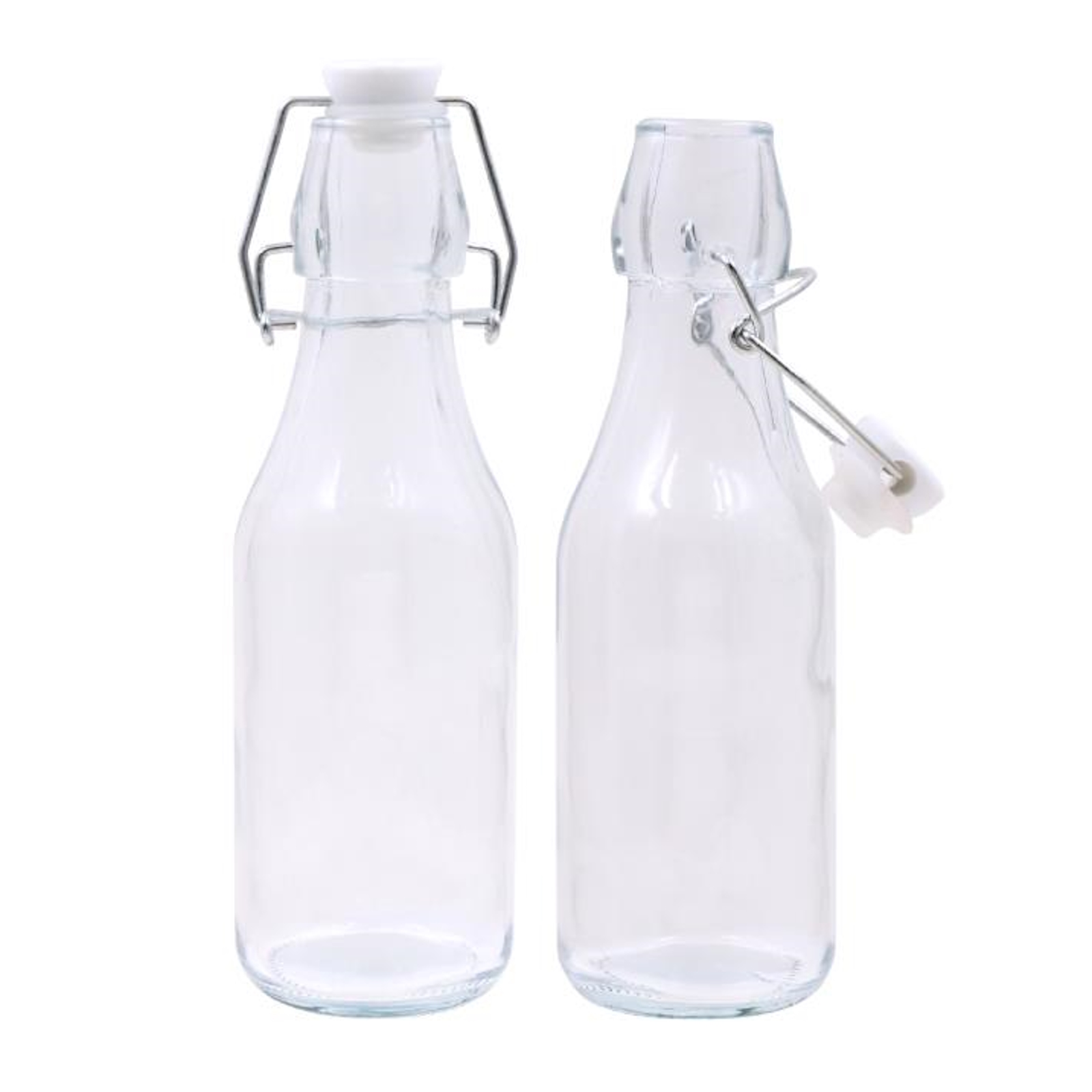 250ml Glass Clip Lock Bottles (Pack of 2)