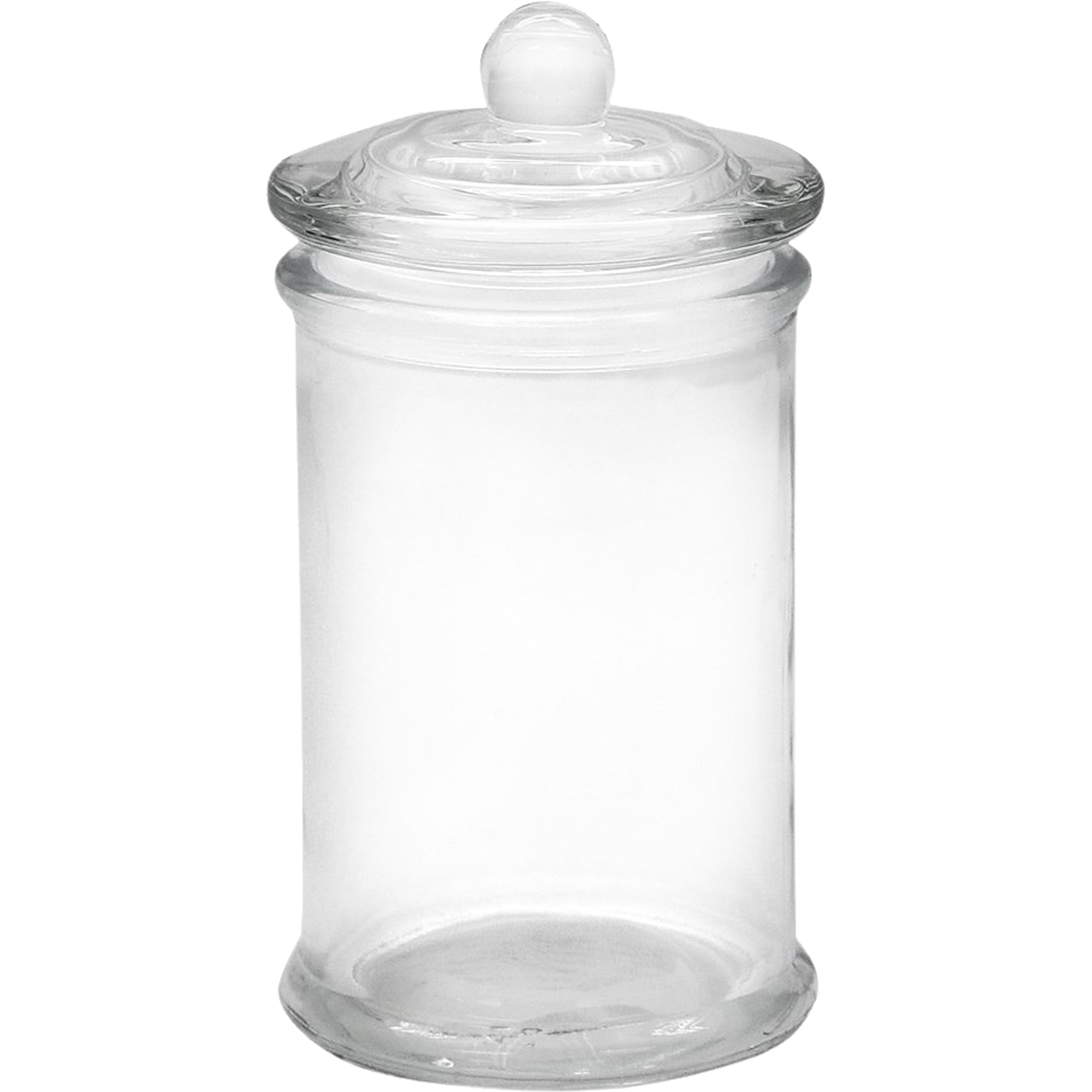 Glass Apothecary Jar With Lid (370ml)