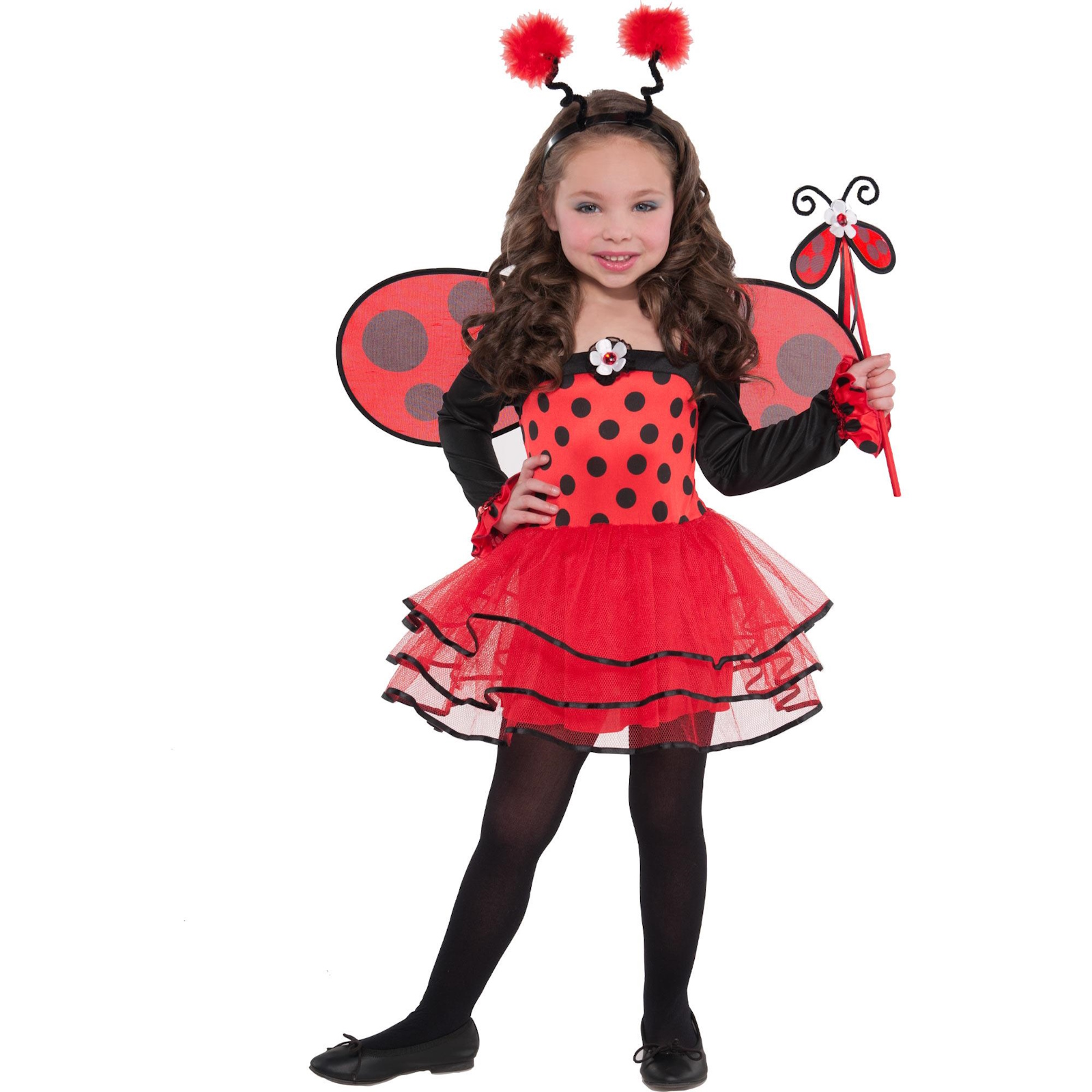 Ballerina Ladybug Dress Girls Costume
