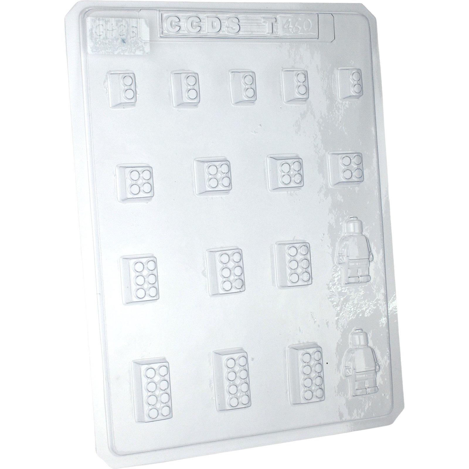 Building Block Plastic Chocolate Moulds (1 Sheet) 