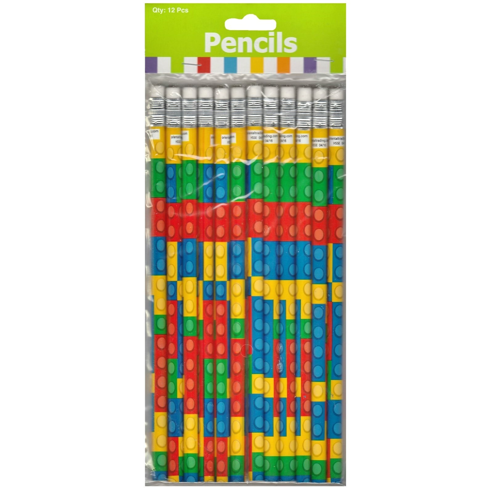 Block Party Pencils (Pack of 12)