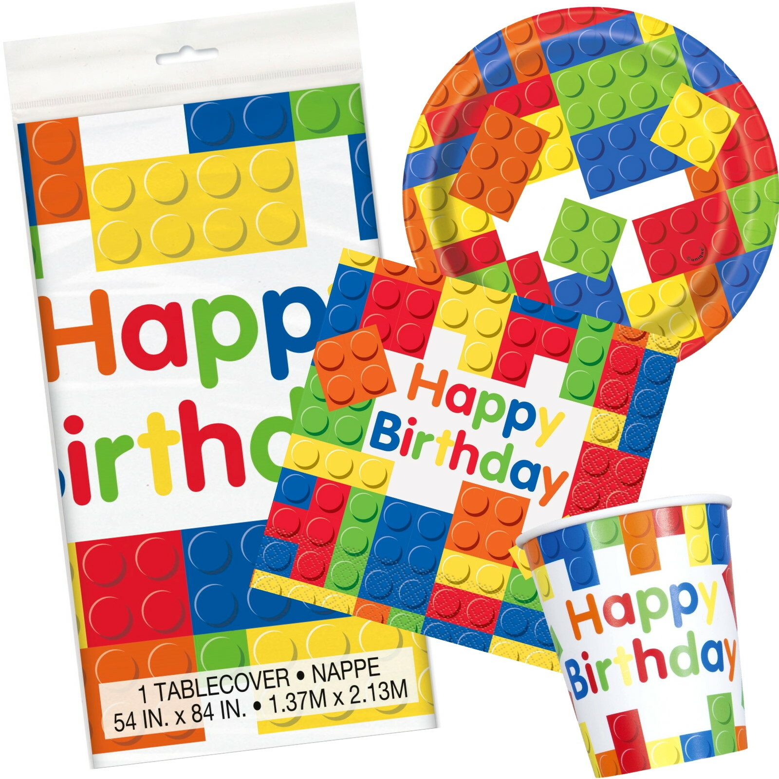 Building Blocks Party Pack (For 8 Guests)