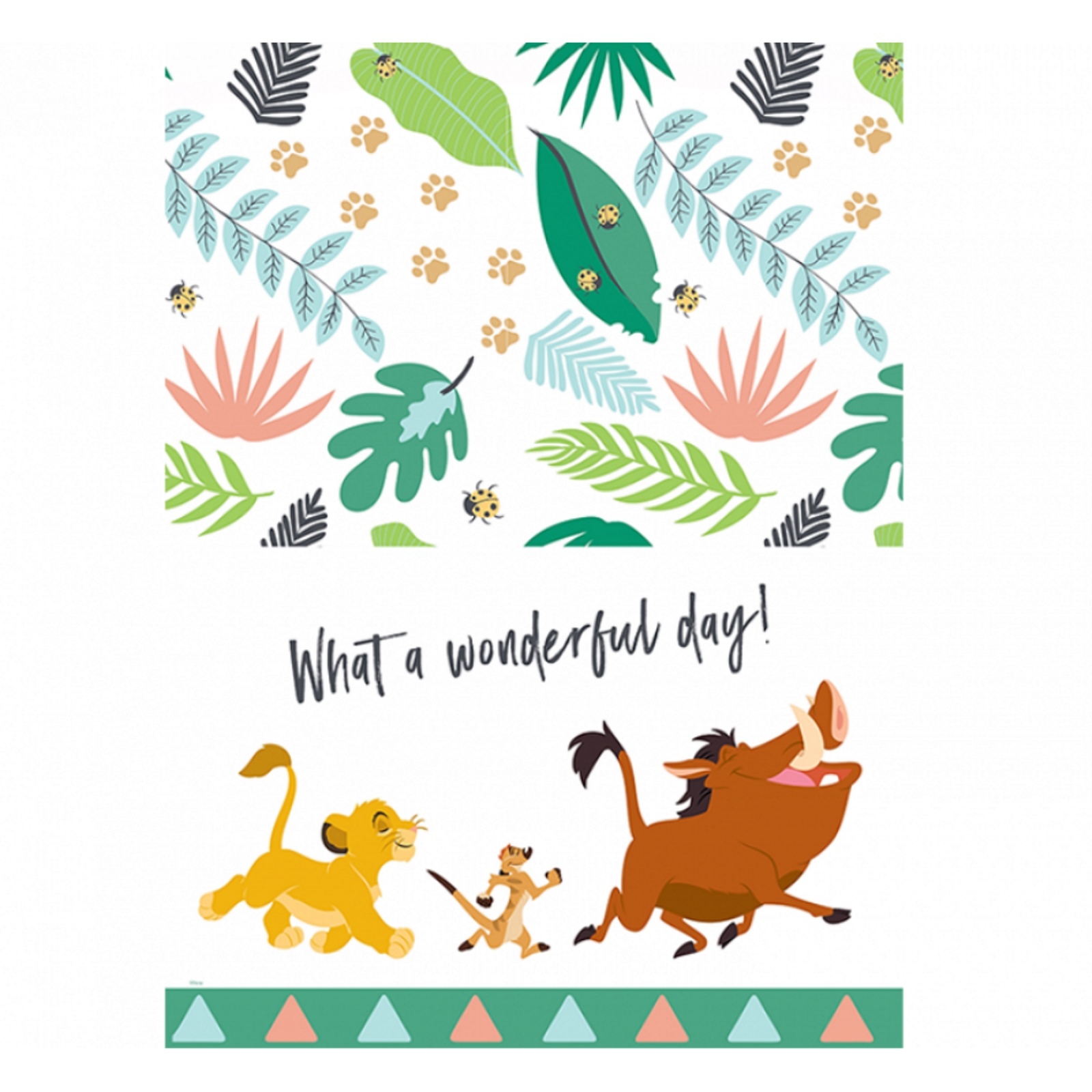 Lion King Plastic Tablecloth