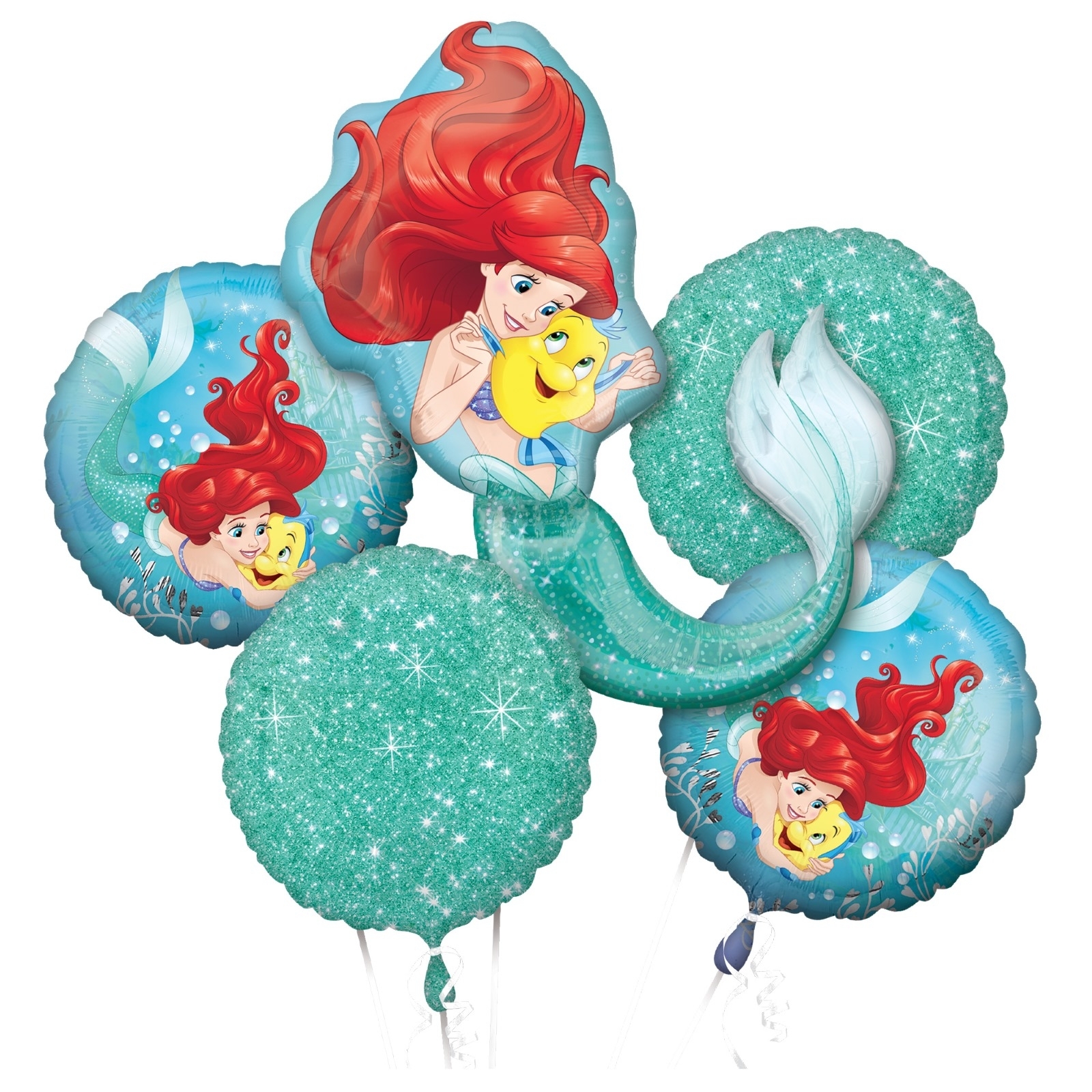 Ariel The Little Mermaid Dream Big Helium Balloon Bouquet