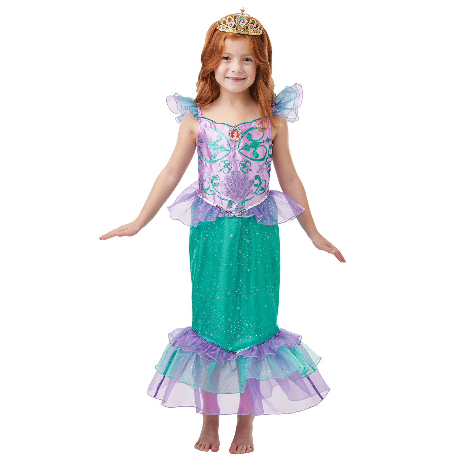 Ariel The Little Mermaid Kids Costume (6-8 Years)