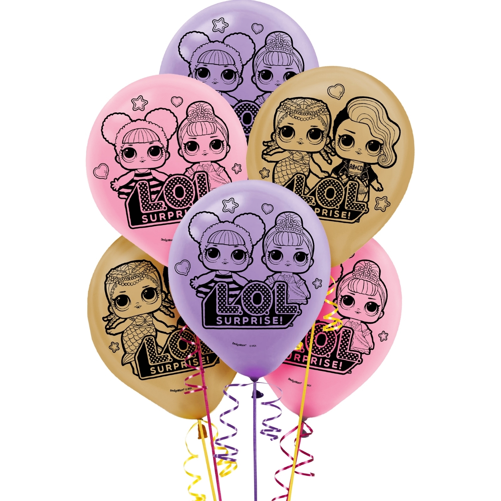 LOL Surprise Balloons (Pack of 6)
