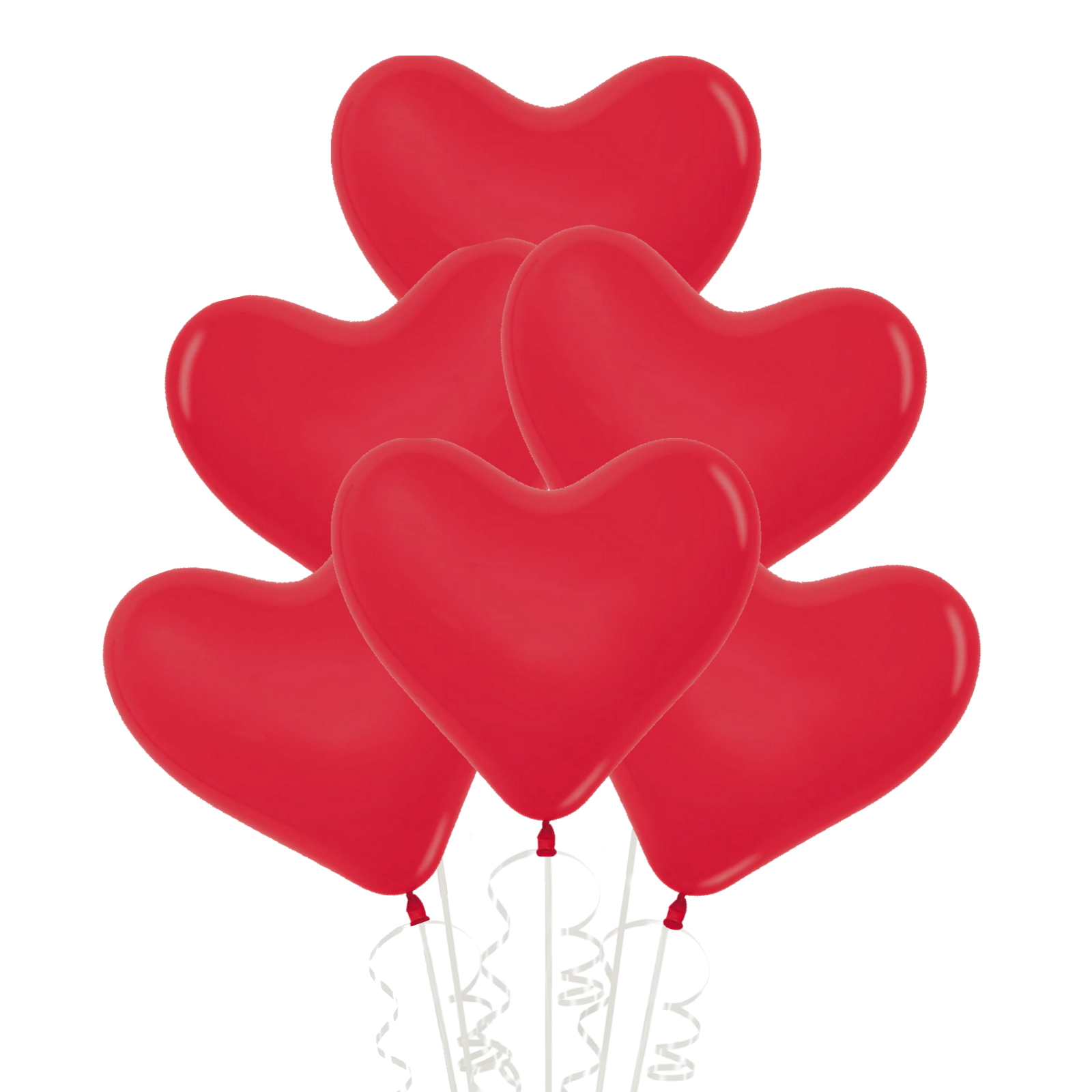 Sempertex Red Heart Shaped Balloons (Pack of 12)