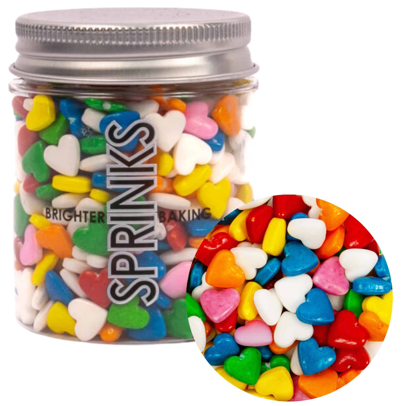 Sprinks Rainbow Hearts Sprinkles (80g)