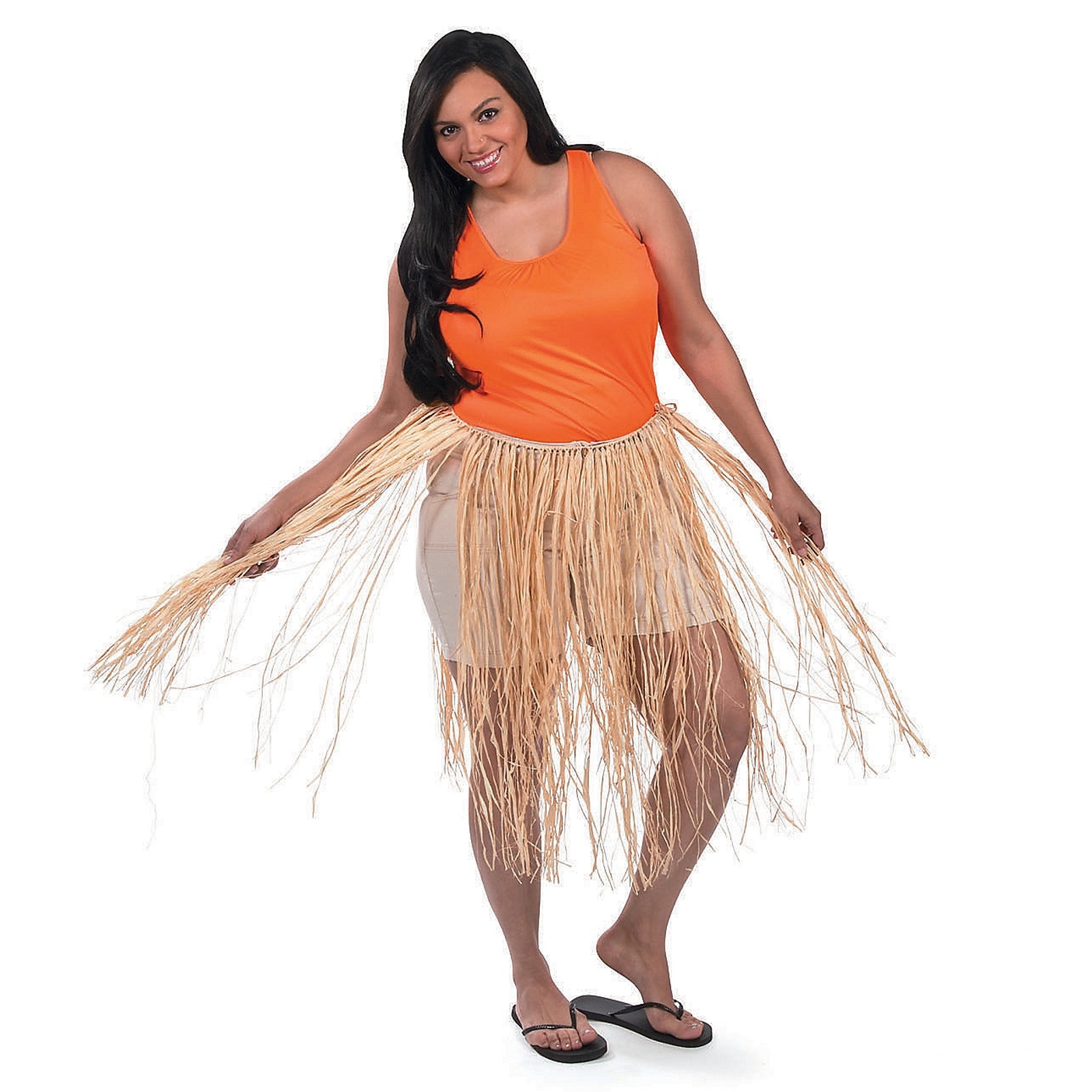 Natural Plus-Size Hula Skirt