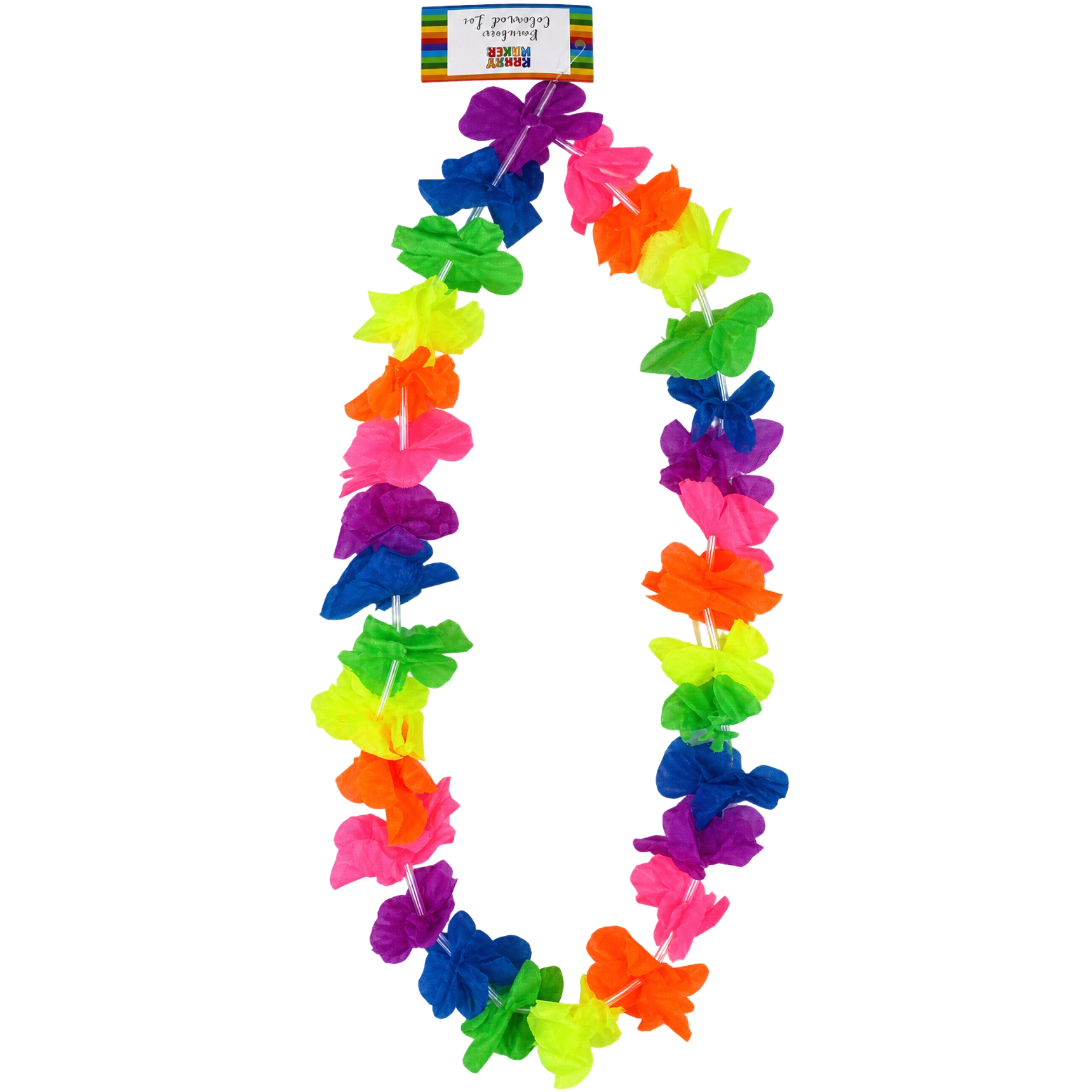 Rainbow Small Petal Tropical Lei