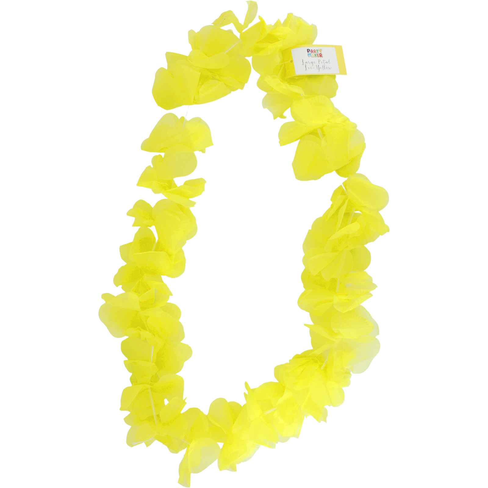 Yellow Large Petal Tropical Lei 