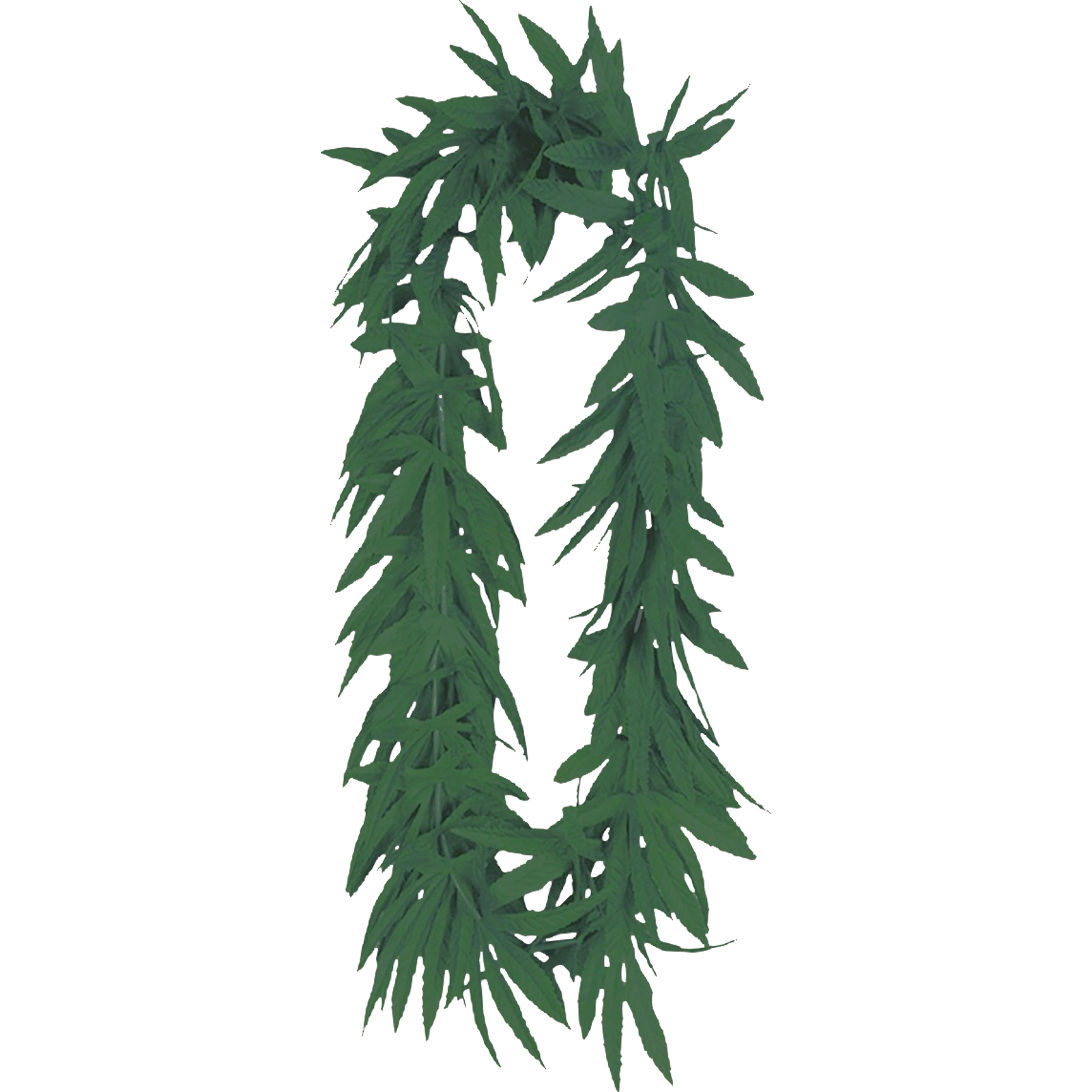 Forest Green Leaf Hawaiian Lei