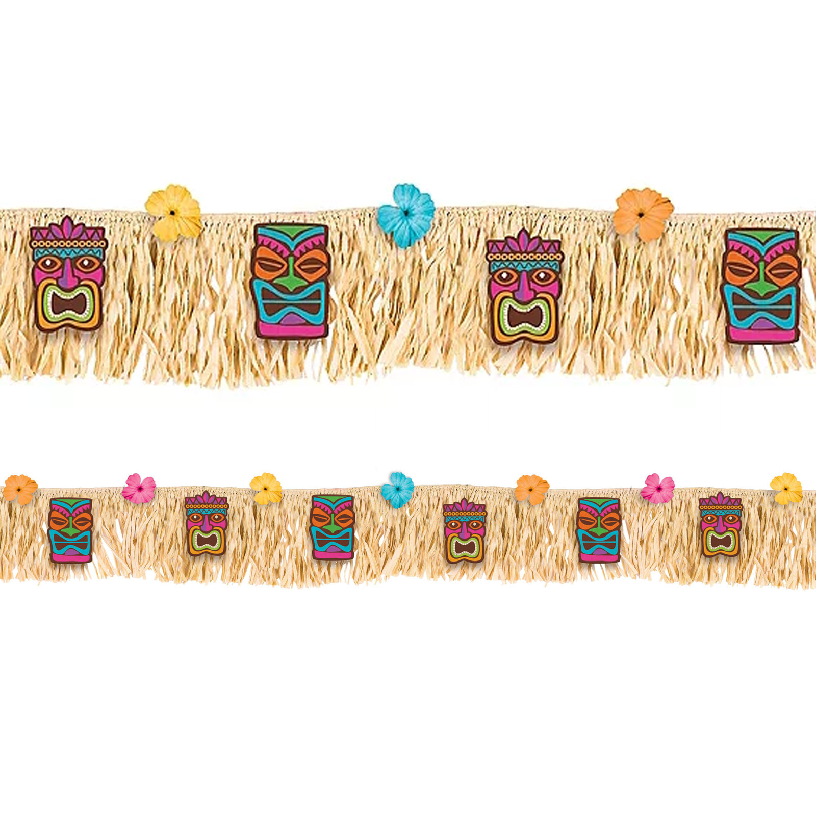 Summer Luau Tiki Deck Fringe Decoration 1.7m