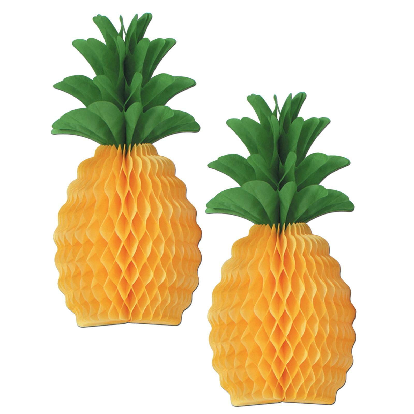 Pineapple Honeycomb Centrepieces (Pack of 2)