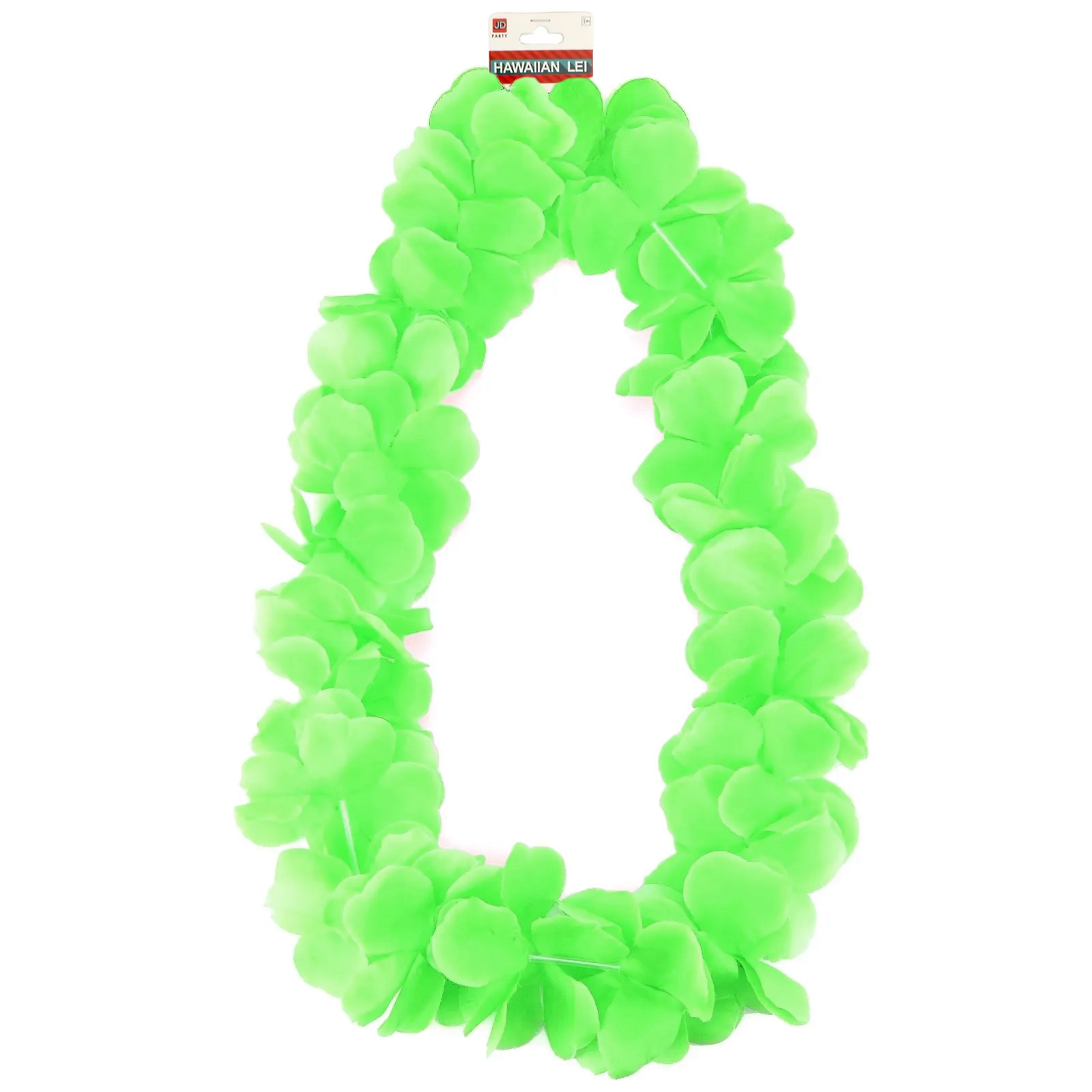 Lime Green Large Petal Hawaiian Lei