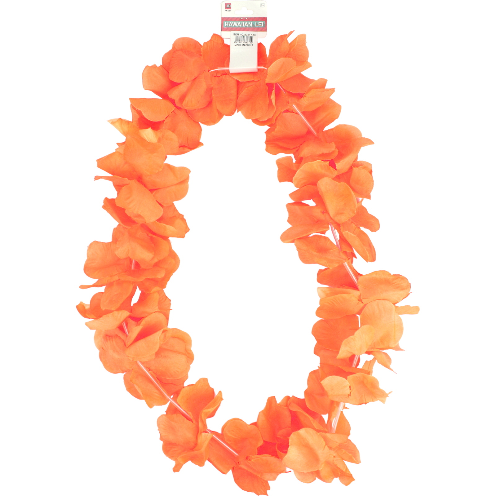 Orange Large Petal Hawaiian Lei