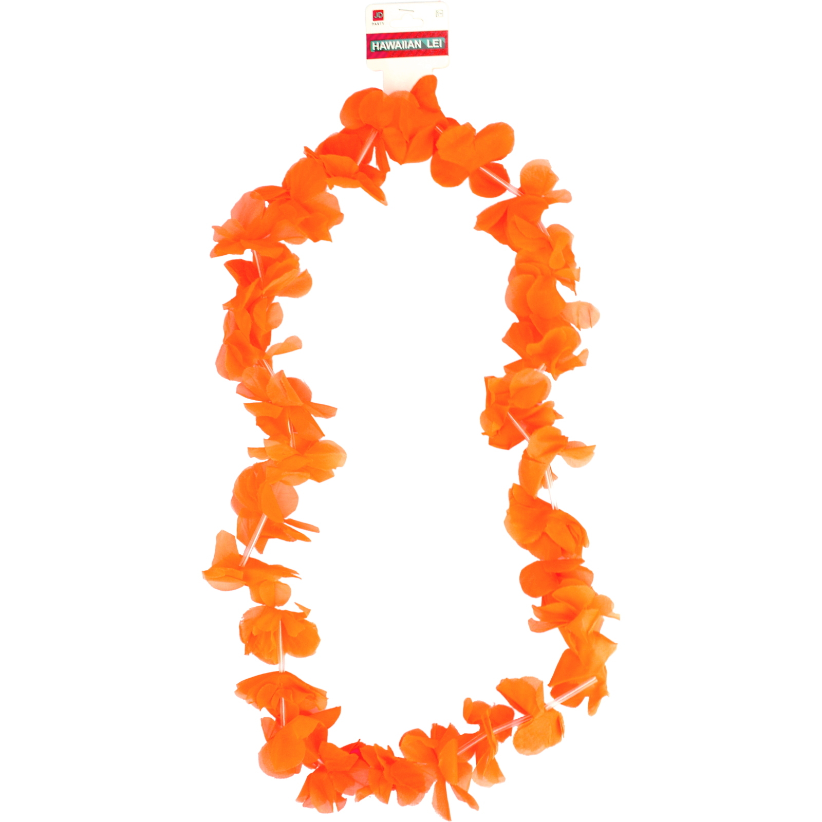 Orange Small Petal Hawaiian Lei 