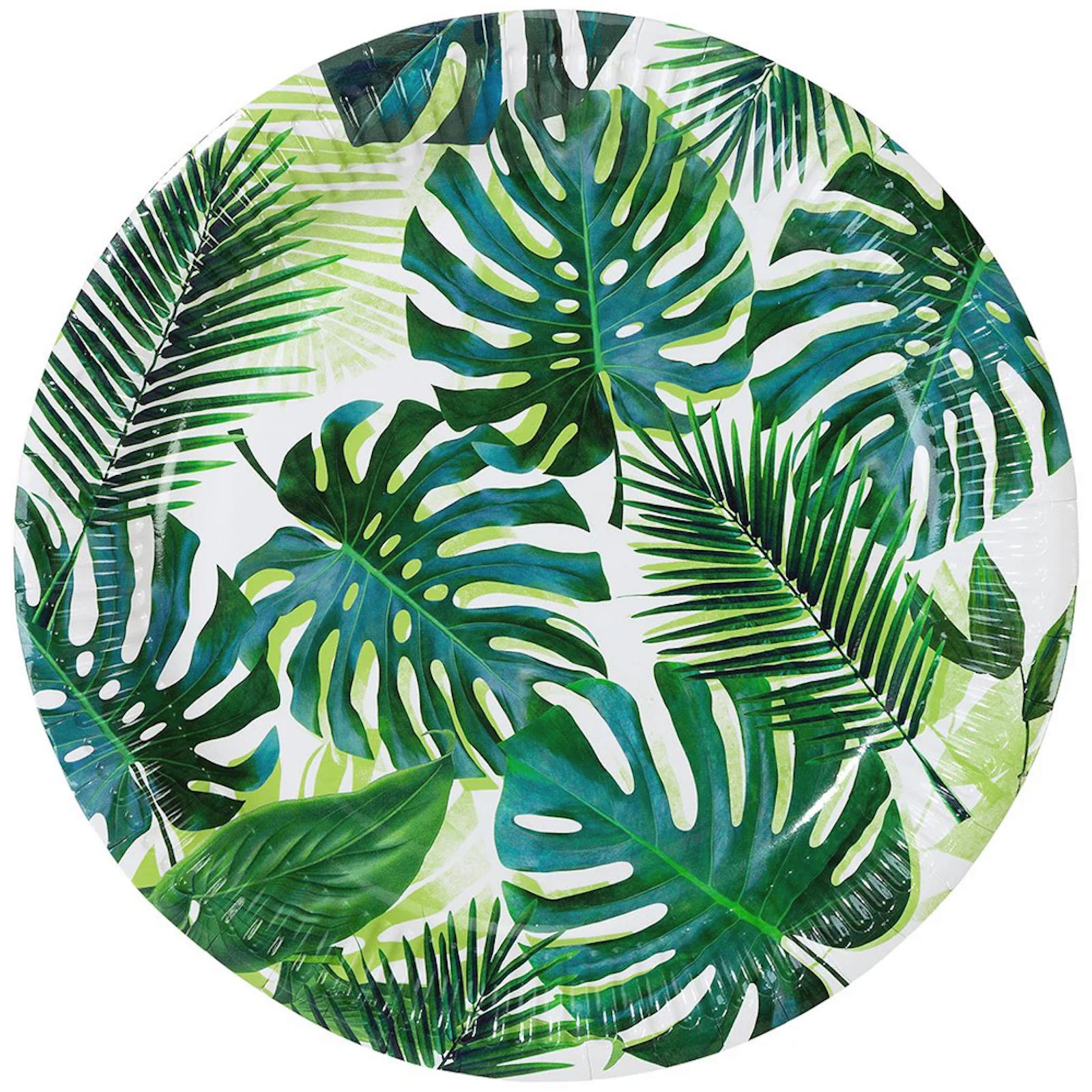 Talking Tables Tropical Fiesta Palm Leaf Large Paper Plates (Pack of 8)  