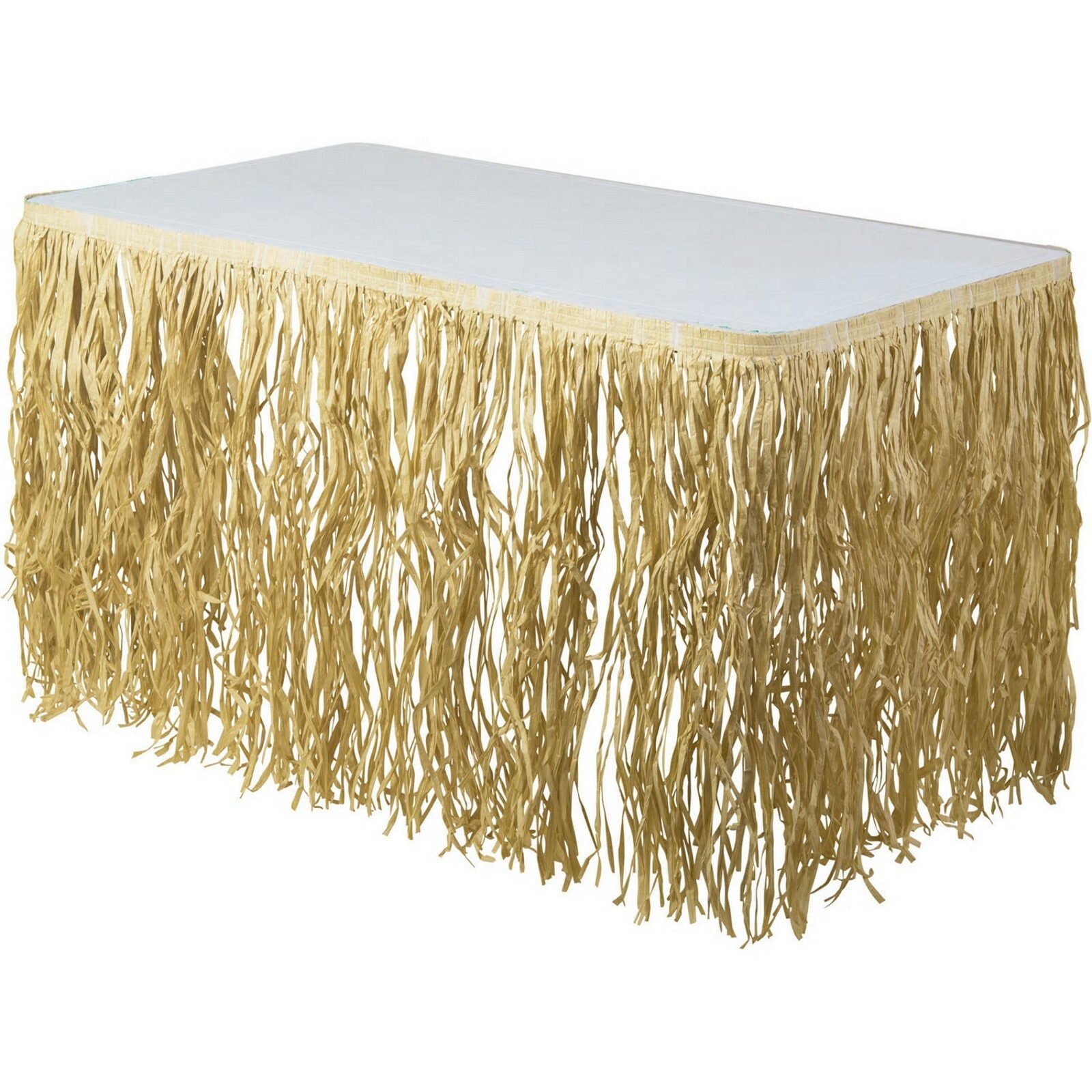 Natural Grass Look Wrap-Around Table Skirt