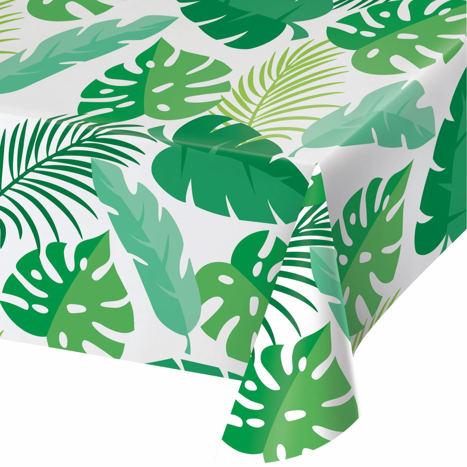 Palm Leaves Plastic Tablecloth
