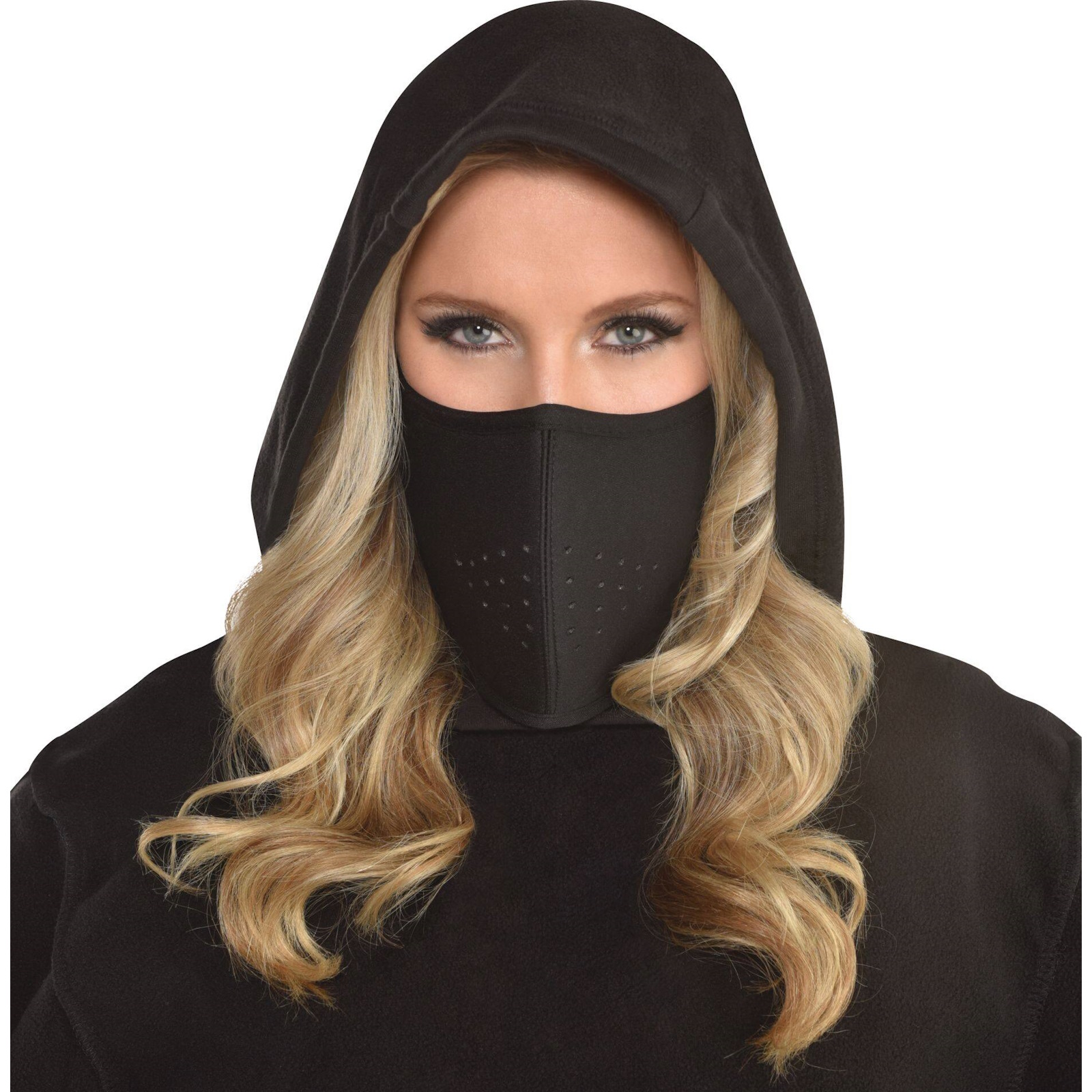 Ninja Black Half Face Mask