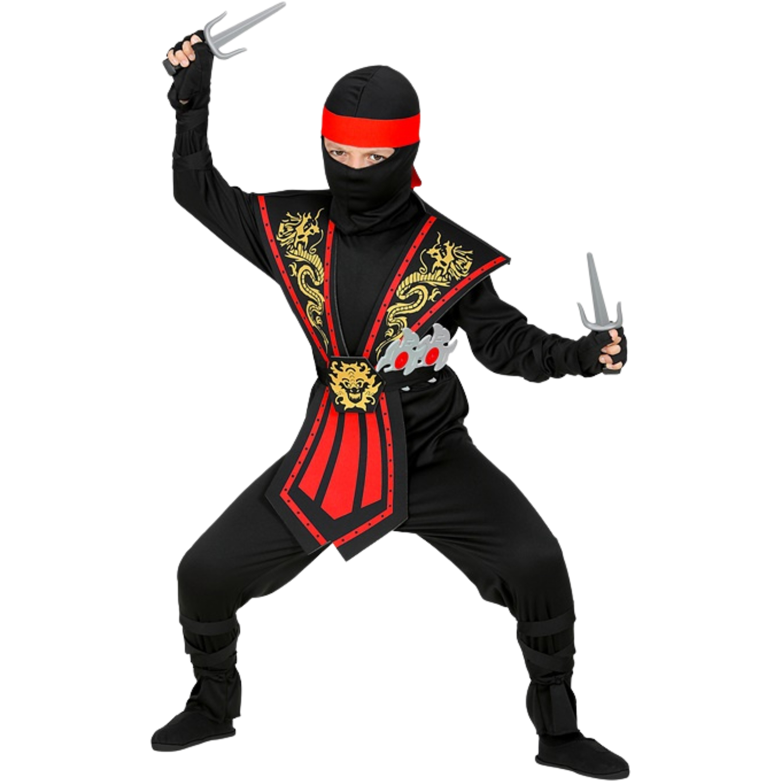Boys Ninja Costume 4-5 Years