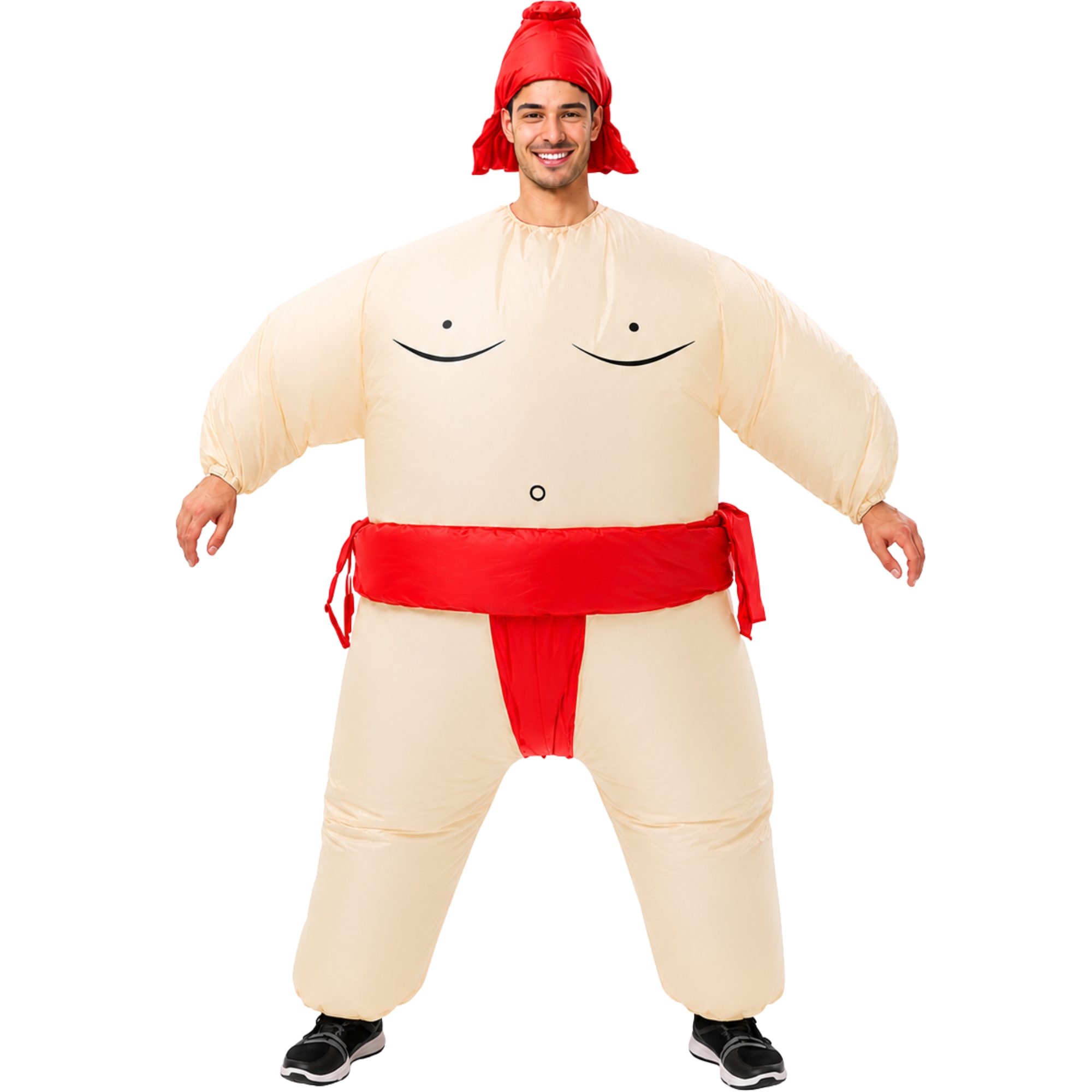 Adult Inflatable Sumo Wrestler Costume (Red)