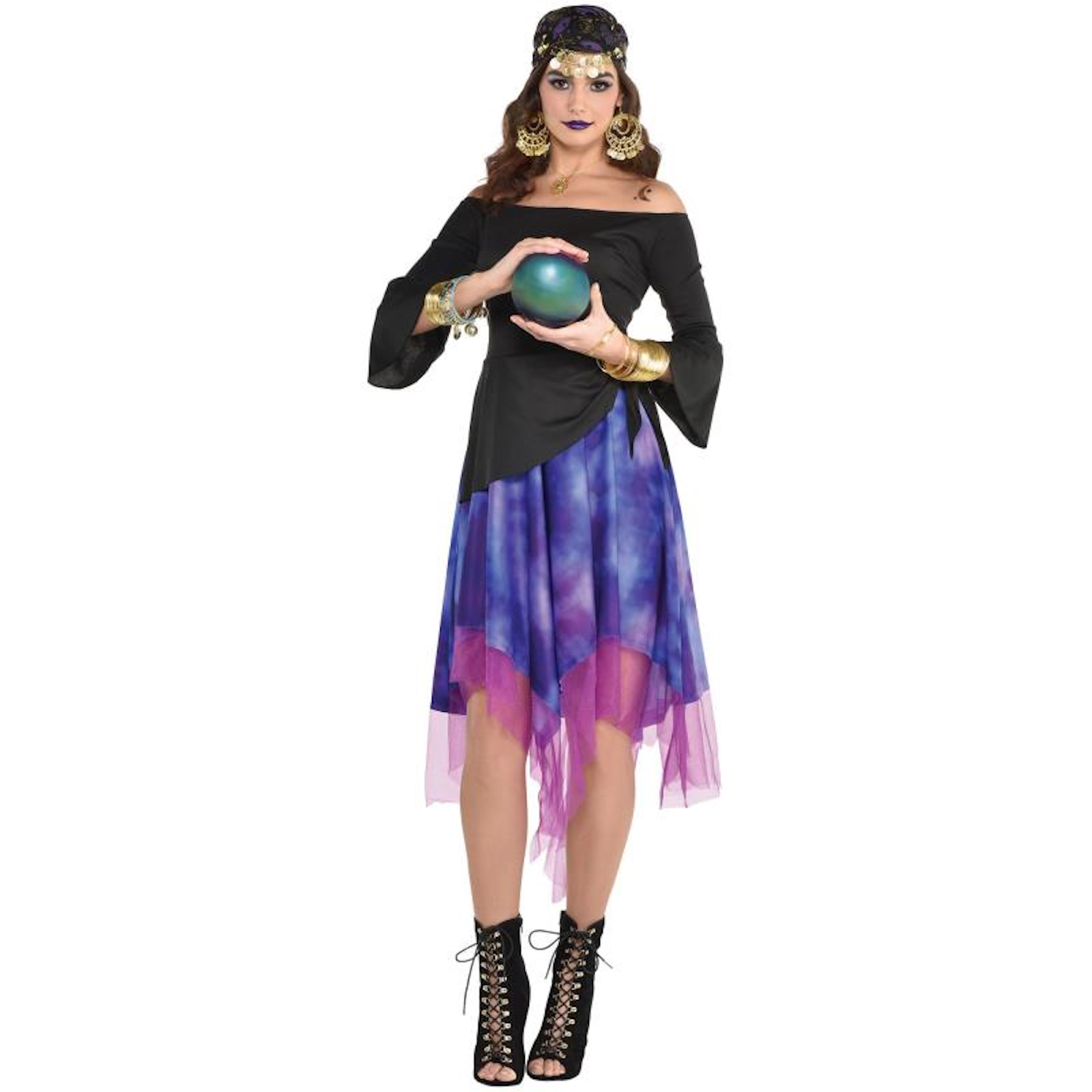 Fortune Teller High-Low Dress Adult Costume