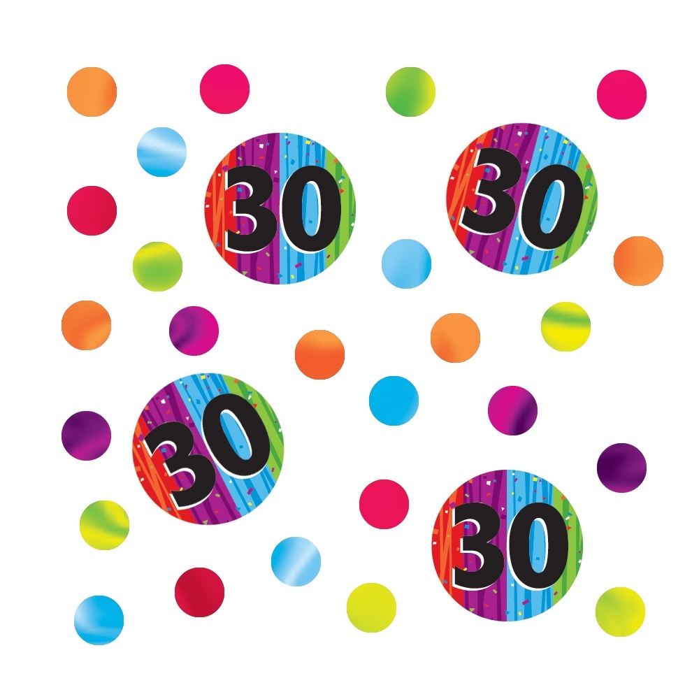 Milestone Celebrations 30th Birthday Confetti/Table Scatters