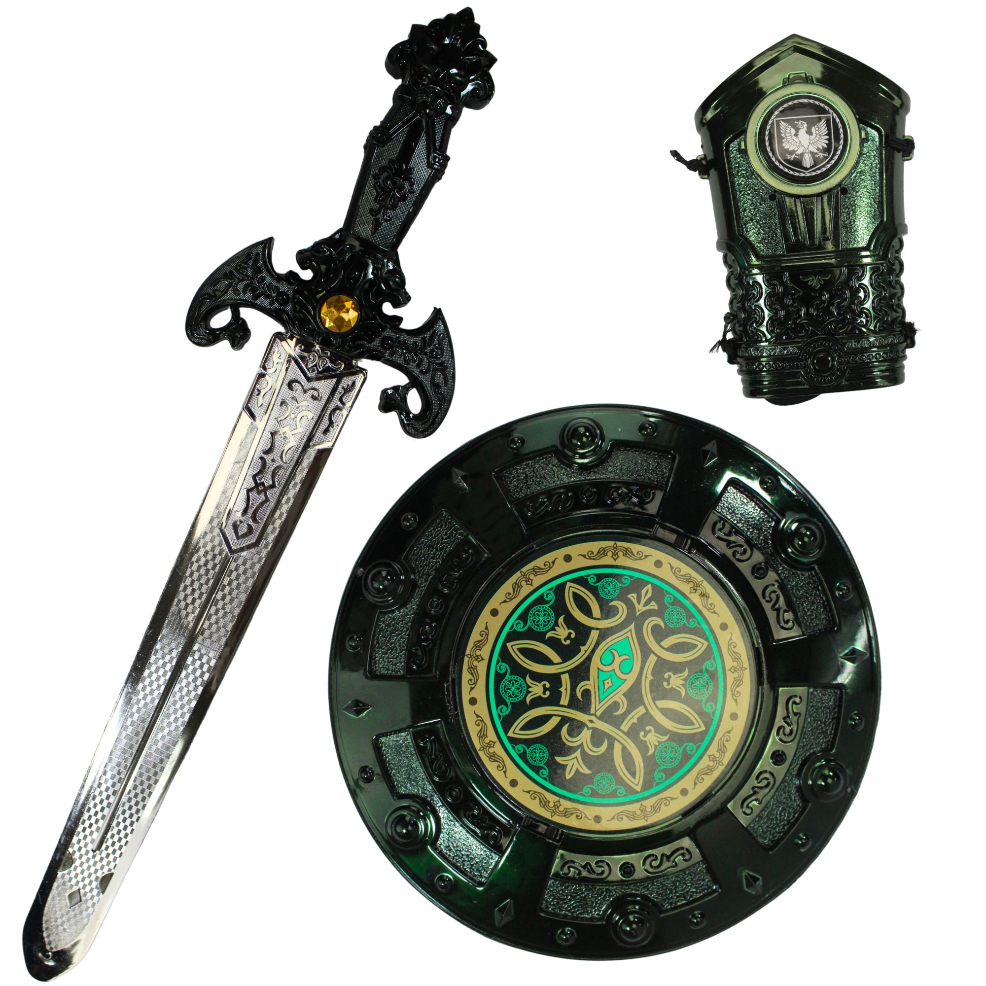 Novelty Sword, Shield & Gauntlet Set