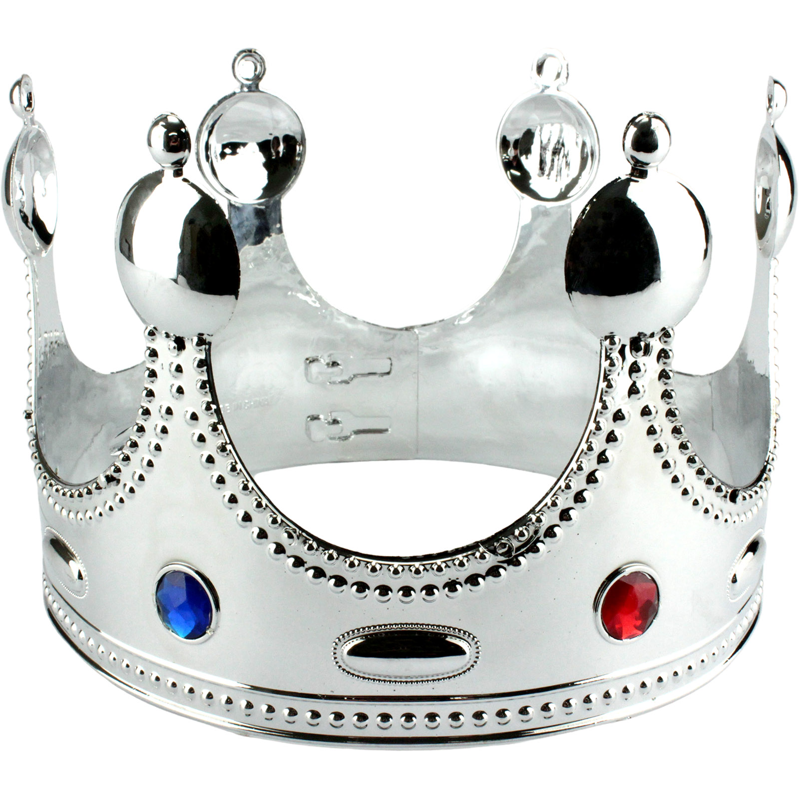 Silver Jewelled European King's Crown