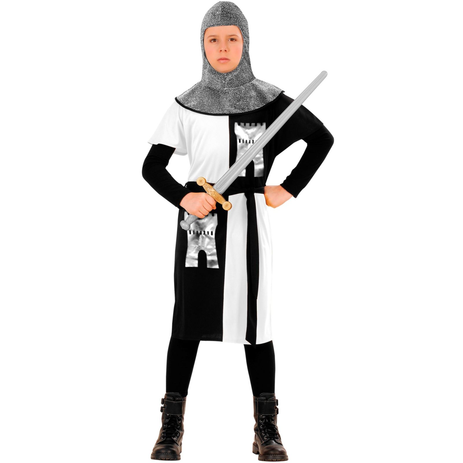 Boys Medieval Warrior Costume 8-10 Years
