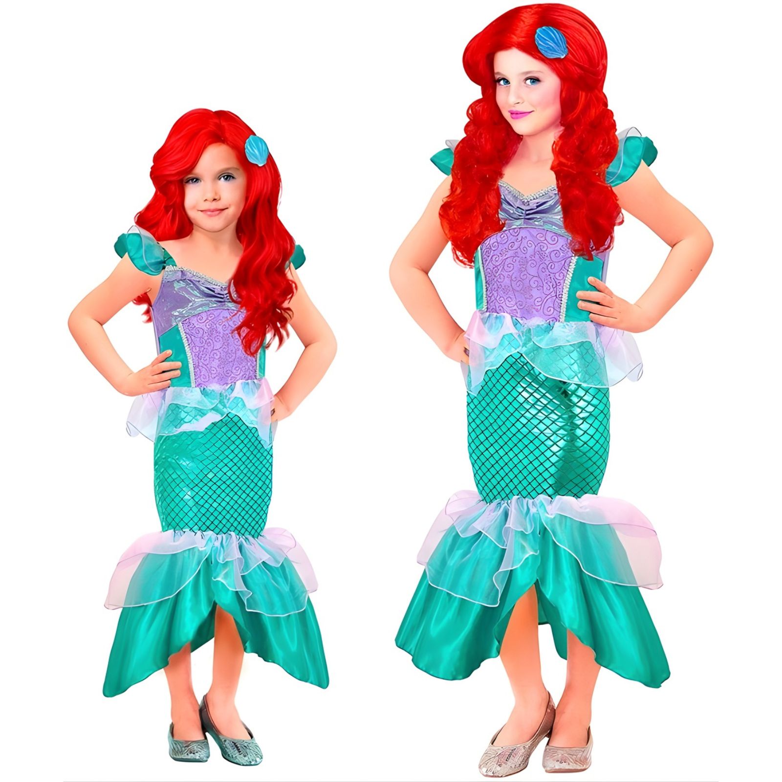 Girls Enchanting Mermaid Costume 4-5 Years