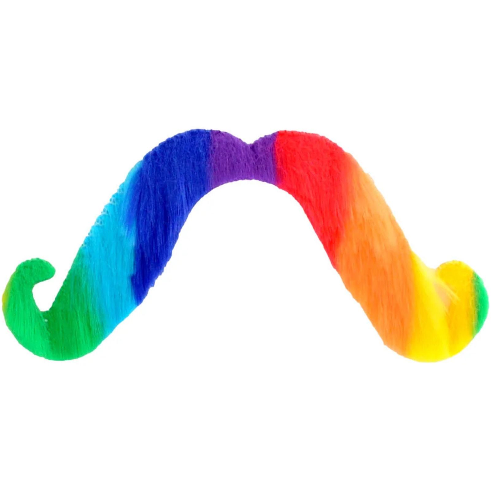 Rainbow Stick On Moustache